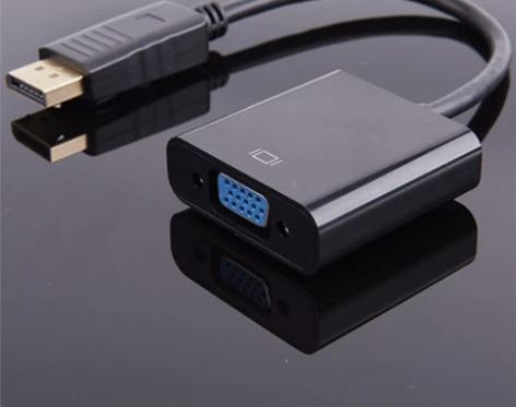 DP转VGA高清转接线外接显示器转接头di...