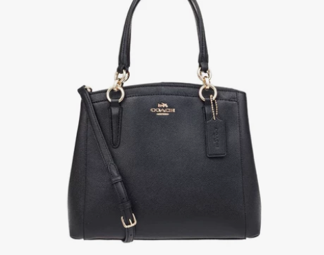 【自营】COACH进口蔻驰马蹄包女手提单肩斜挎牛皮小号包包F...