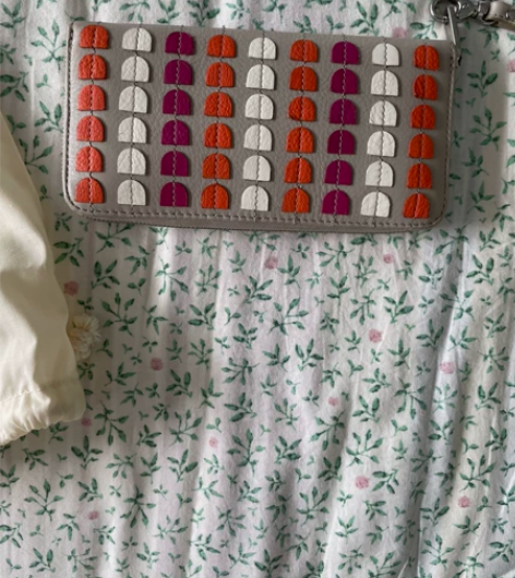 fossil女士手拿包,实体专柜购买,只用...