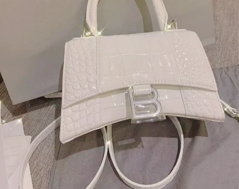 b家包2021新款潮b家沙漏包真皮女包轻奢...