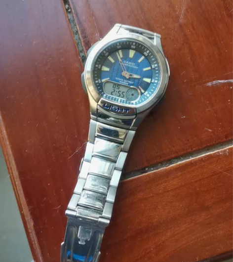 卡西欧 aq-180w手表 好使 走挺准 ...