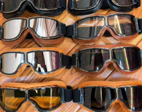 摩托车复古哈雷眼镜骑行电动车越野机车护目镜...