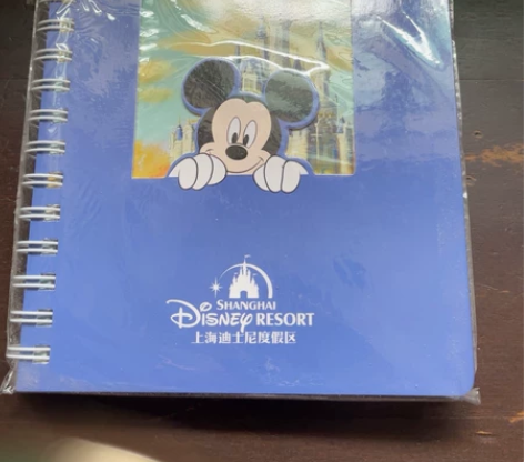 上海迪士尼度假区笔记本,员工限量版收藏,上...