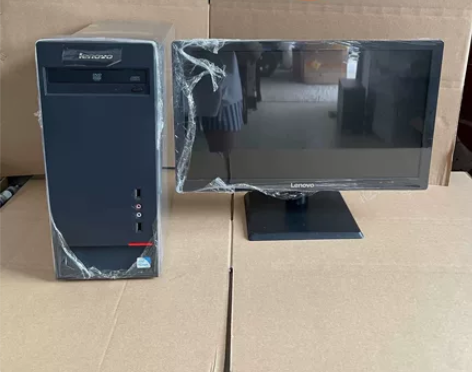 【十年不坏】二手台式联想台式电脑主机 四核...