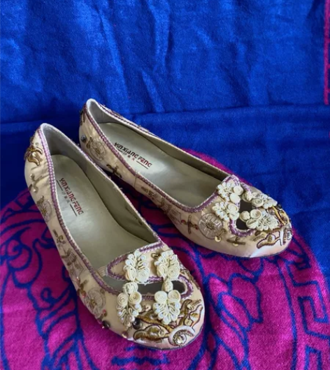 手工复古单鞋，尺码39号，低跟小单鞋 感兴...