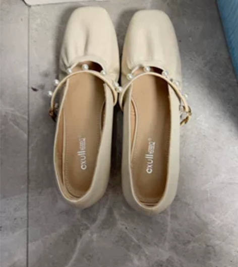 玛丽珍鞋复古2022新款仙女鞋温柔软底珍珠...