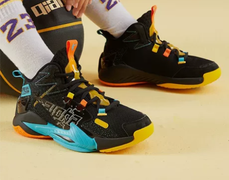 全新乔丹儿童篮球鞋男2022春秋新款透气中...