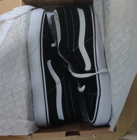 低价出全新vans sk8中帮 40.5码...
