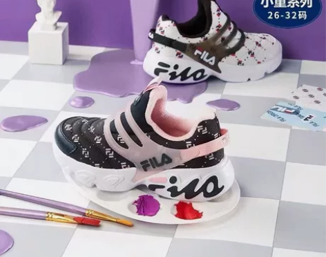 FILA斐乐2022秋季新款 满印加绒毛毛...