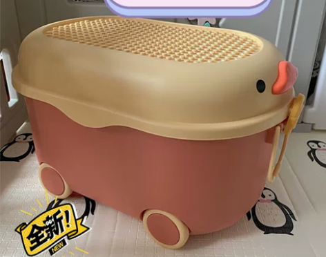 【全新 】玩具收纳箱家用整理箱塑料大容量零...