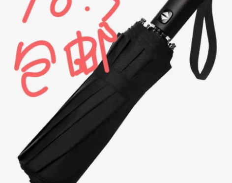 10.5包邮 雨伞折叠 全自动十二骨大号情...