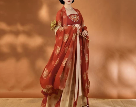 诃子裙出租 两套如图 一套红的 一套绿的 ...