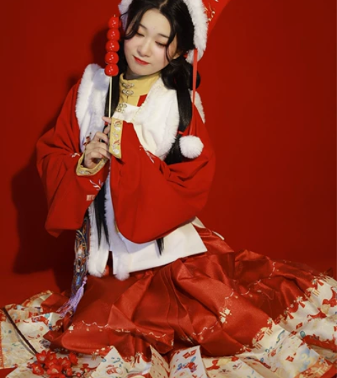 新年战袍拜年服汉服出租 租金50/天续租2...