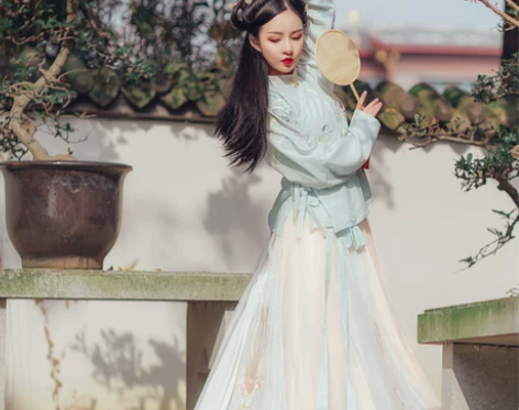 都城南庄汉服不染原创绣花春季新品日常款汉服...