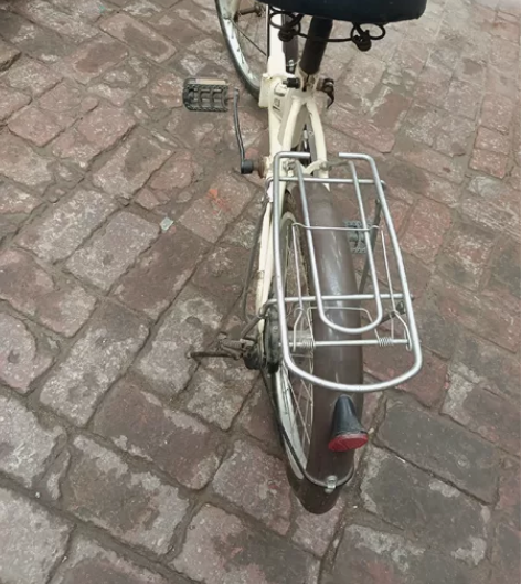 飞鸽折叠自行车，可调节高度，成色如图。 感...