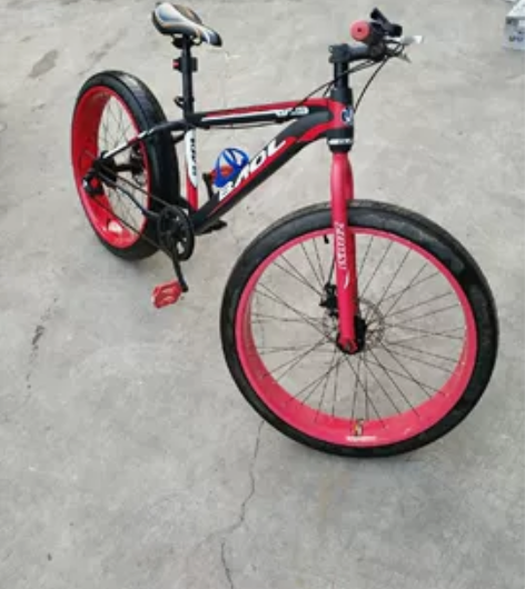 大轮子自行车一辆 超高回头率 感兴趣的话点...