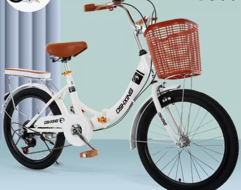 折叠自行车20/22/24寸公主小学生及成...