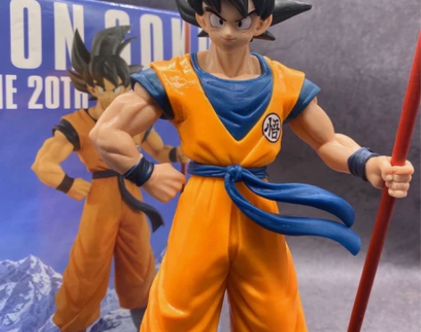 七龙珠孙悟空 悟空拿棍手办模型 22cm，...