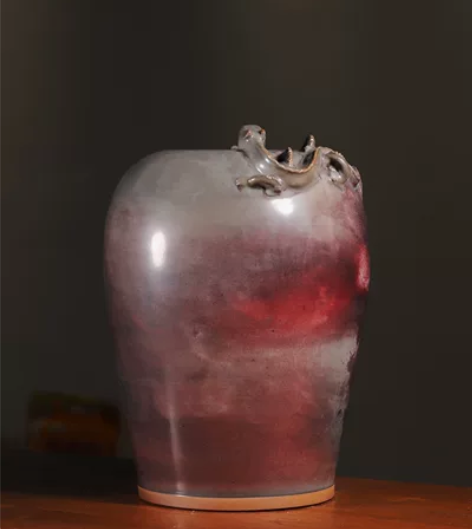 钧瓷大师刘永召老师钧瓷大件作品《盘龙尊》 ...