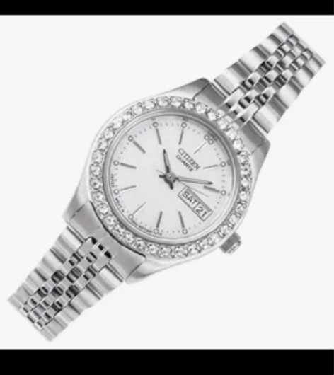 正品，西铁城Citizen手表时尚镶钻珍珠...