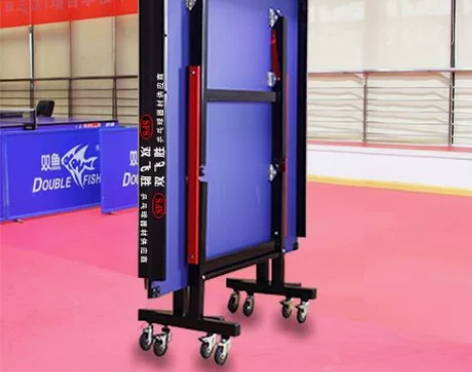 室内家用可折叠式乒乓球桌标准带轮可移动比赛...