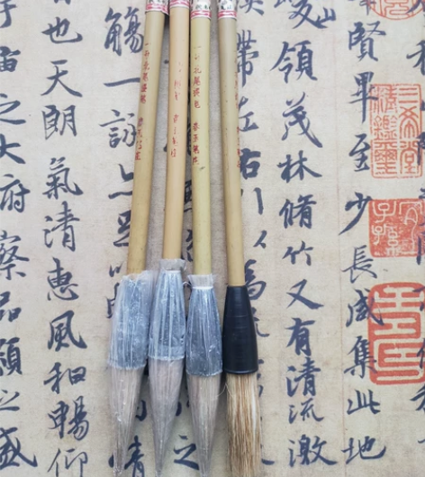 老毛笔,大斗笔,上世纪九十年代的老毛笔,那...