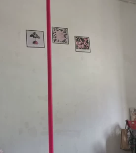 钢管舞钢管硅胶旋转固定防滑舞蹈室家用室内便...