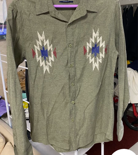 男士衬衣，180号，时尚个性，闲置处理价1...