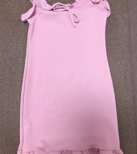 蝴蝶结包臀裙 瘦子拍 弹性一般