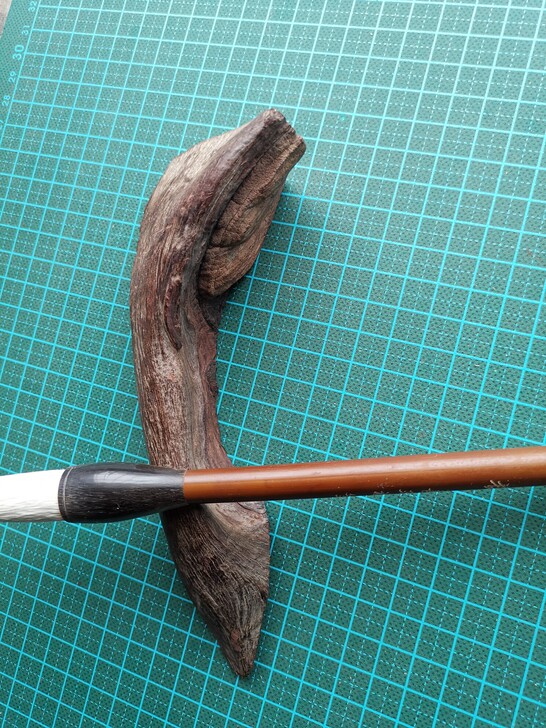 野生印度小叶紫檀毛笔架