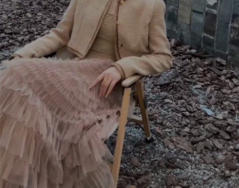 威廉古堡重磅三层蛋糕裙复古高端半身长裙