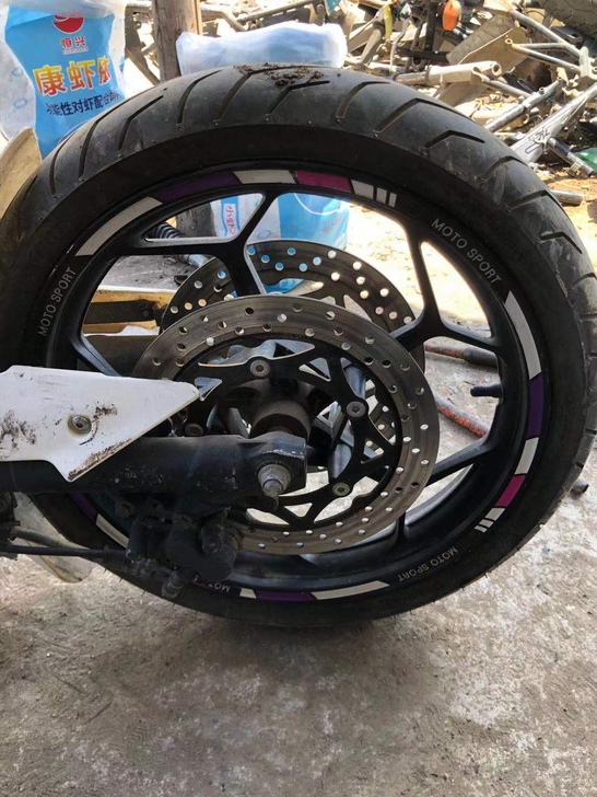 地平线趴赛小忍者前轮毂总成，轮胎型号110...