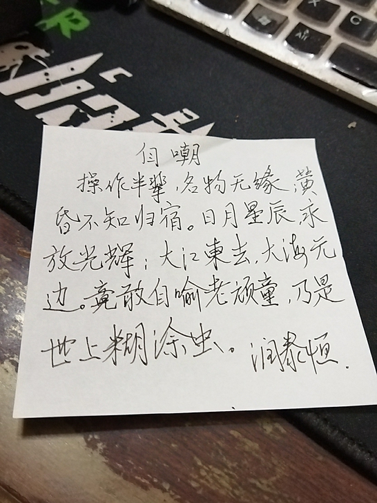 本人代书，字丑如图片，千字5元。邮费纸张客...