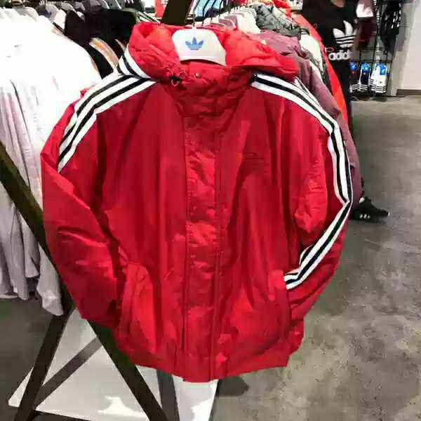 Adidas阿迪达斯正品连帽棉服棉衣