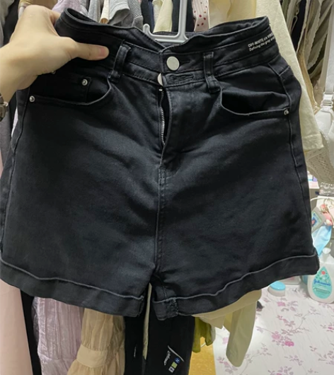 高腰厚实牛仔裤s码穿上你就是长腿女王 感兴...