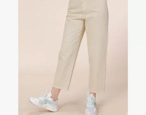 A21女装休闲裤女夏季薄款新款高腰纯色百搭...