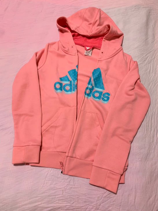 Adidas阿迪达斯 西瓜红运动外套165...