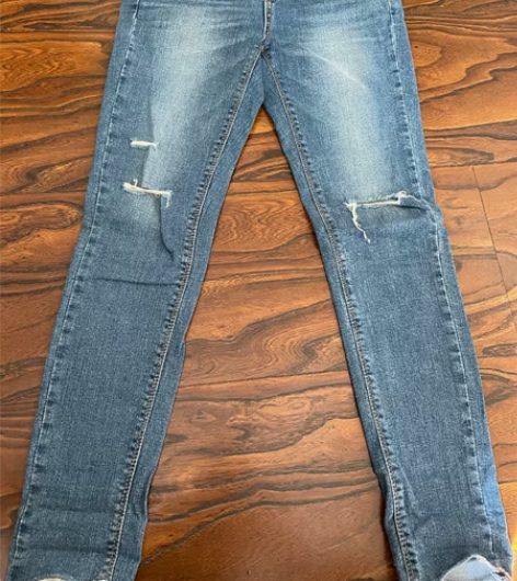 韩国代购小脚牛仔裤铅笔裤200购入28码 ...