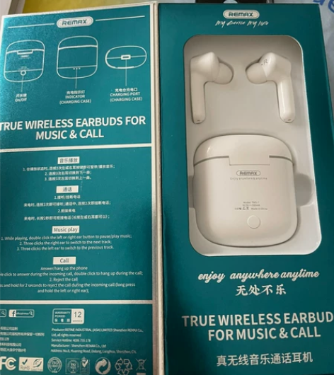 Remax睿量 TWS-7无线触控入耳式蓝...