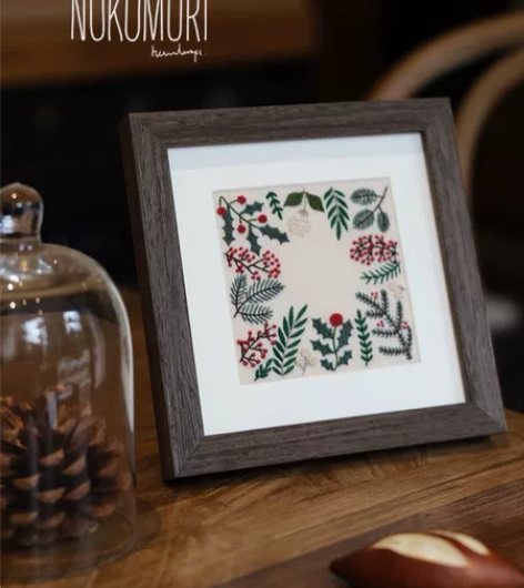【预定】全手工刺绣相框画实木纹相框挂画家居...