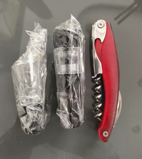 红酒用具三件套，开瓶器、倒酒器、抽真空酒塞...