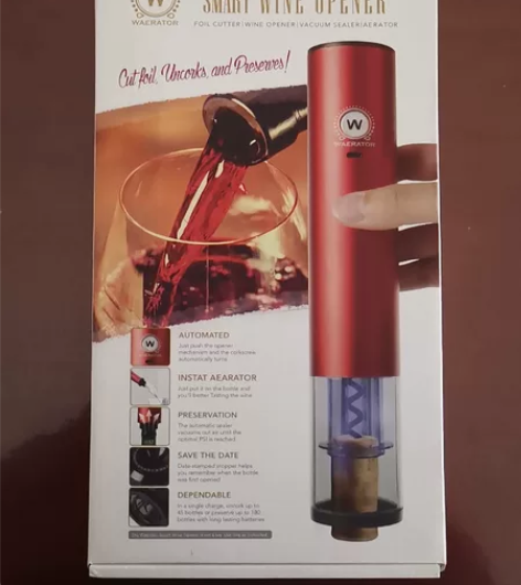 全新,电动三合一红酒开瓶器,电动开瓶,抽真...