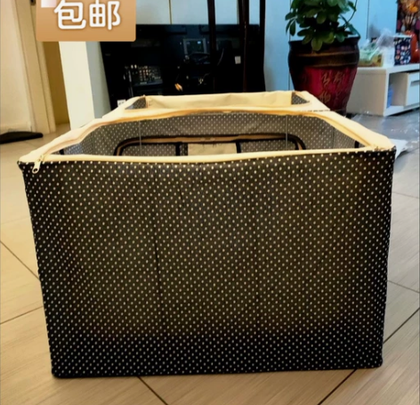 一个仅需5.8元 棉麻收纳箱清仓  特大号...