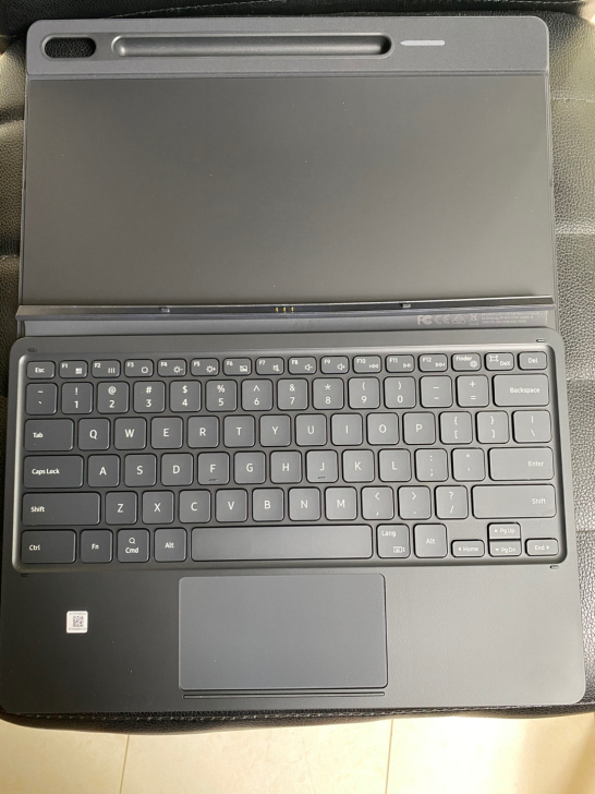 三星平板Tab S7+原装键盘支架皮套 T...