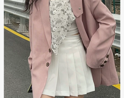 ?O/清爽元气少女 腰果花吊带背心上衣内搭...