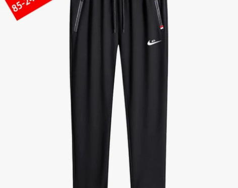 秋冬季休闲裤男长裤加绒加厚直筒宽松纯棉跑步...