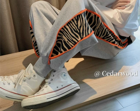 裤子高街ins潮牌痞帅休闲运动裤男夏季薄款...