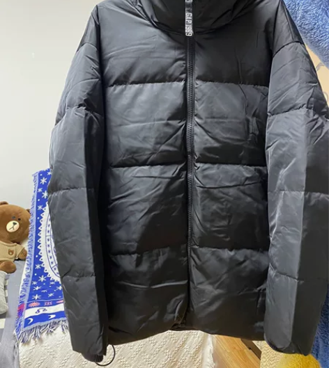 GAP男士宽松版短款鸭绒羽绒服，实体店购入...