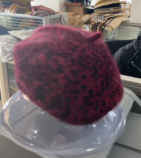 出口日本可水洗兔毛贝雷帽画家帽凹造型帽子女...