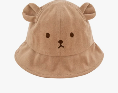 YOUGE幼歌 婴幼儿卡通遮阳渔夫帽立体小...